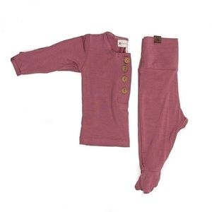 Pink long sleeve and pant set